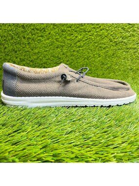Hey Dude Wally Paisley Mens Size 12 Chocolate White Casual Walking Slip-On Shoes